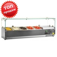 Витрина холодильная для пиццы TEFCOLD VK33-150 (прямое стекло)