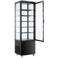 Вітрина холодильна Hurakan HKN-UPD278B BLACK