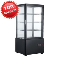 Вітрина холодильна Hurakan HKN-UPD78B BLACK