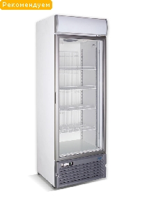 Шафа морозильна із скляними дверима Crystal CRFV 500